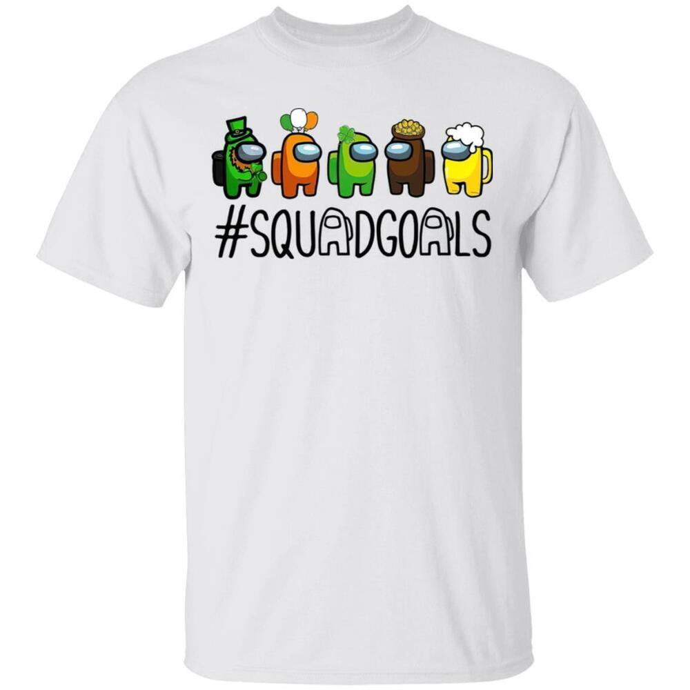 Among Us Squad Goals Happy St Patricks Day Shirt